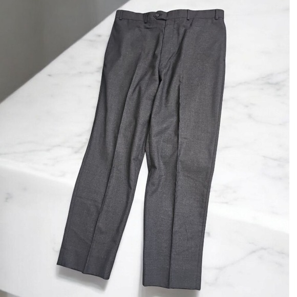 Lauren Ralph Lauren‎ Total Comfort Dress Pants Classic Fit Gray Business 36x32 - Picture 4 of 13